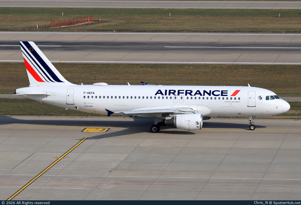 Photo of F-HEPA - Airbus A320-214 operated by Air France