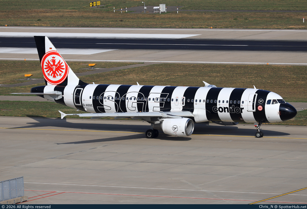 Photo of D-ASGE - Airbus A320-214 operated by Condor
