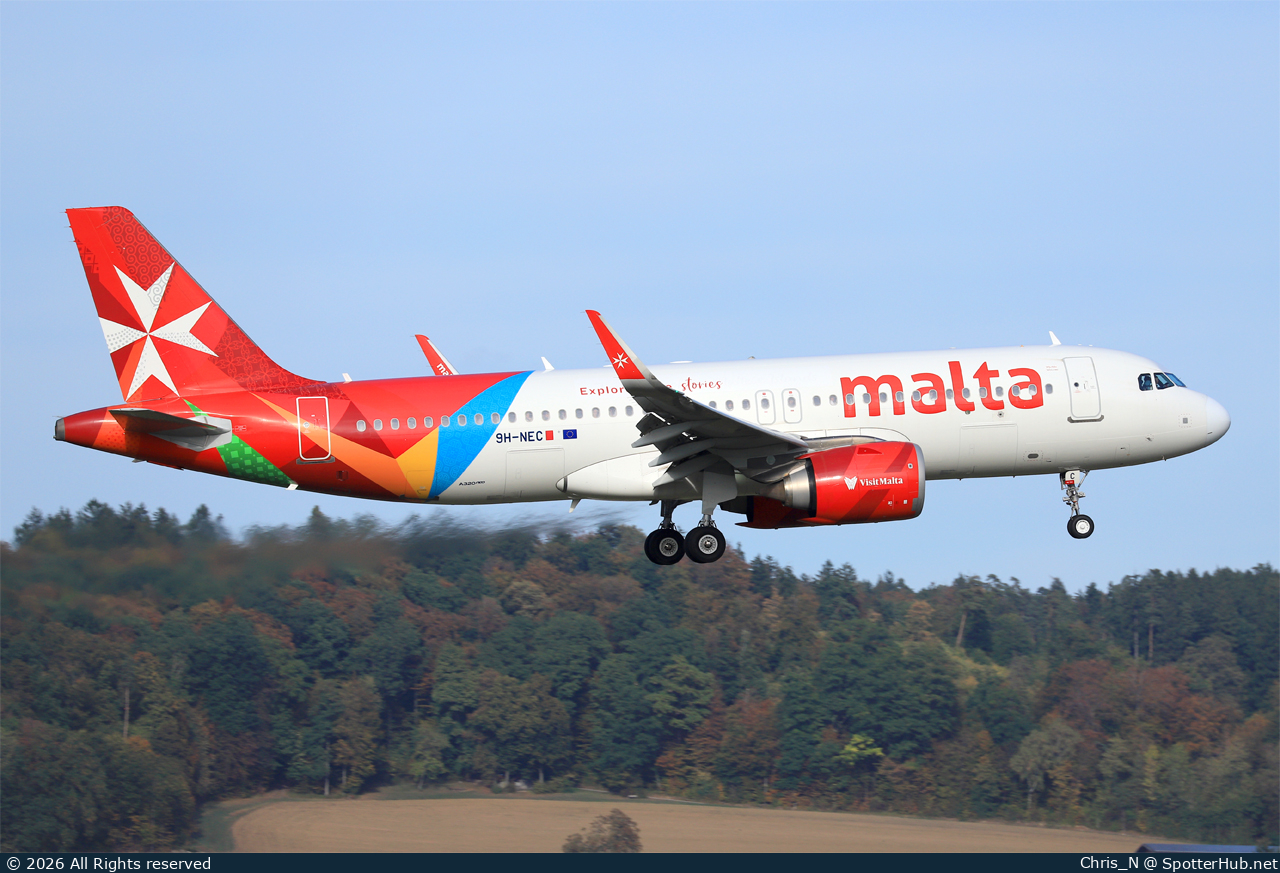 Photo of 9H-NEC - Airbus A320-251N operated by KM Malta Airlines