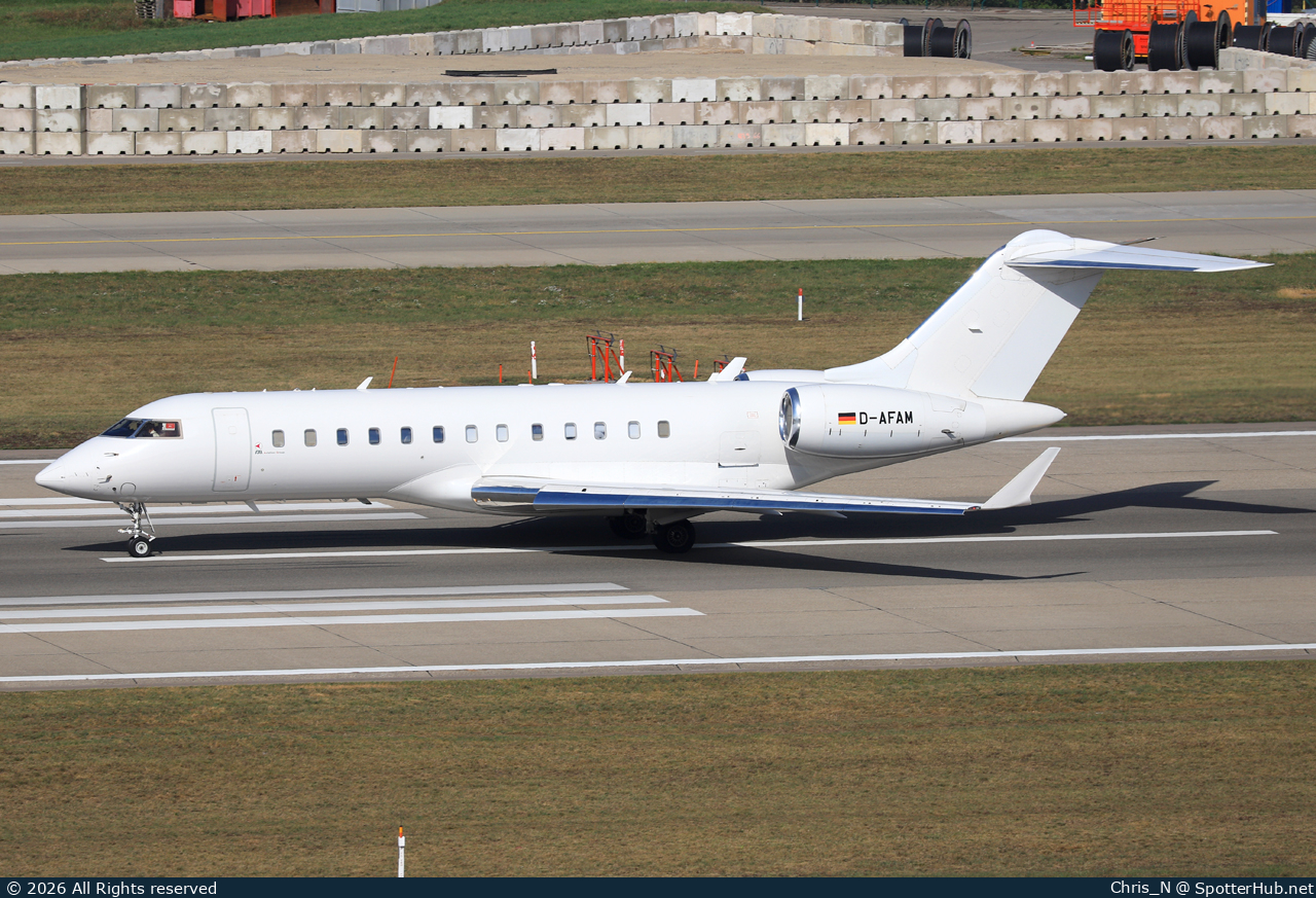 Photo of D-AFAM - Bombardier Global Express operated by FAI Rent-a-Jet