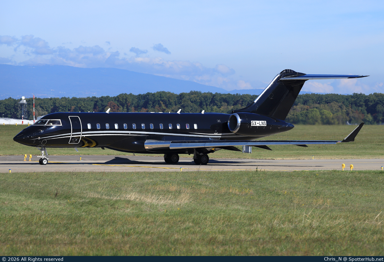 Photo of SX-LNS - Bombardier Global Express XRS operated by GainJet Aviation
