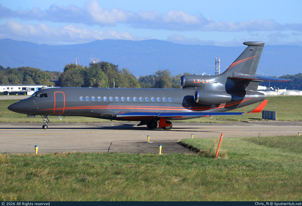 Photo of LX-LXL - Dassault Falcon 8X operated by Global Jet Luxembourg