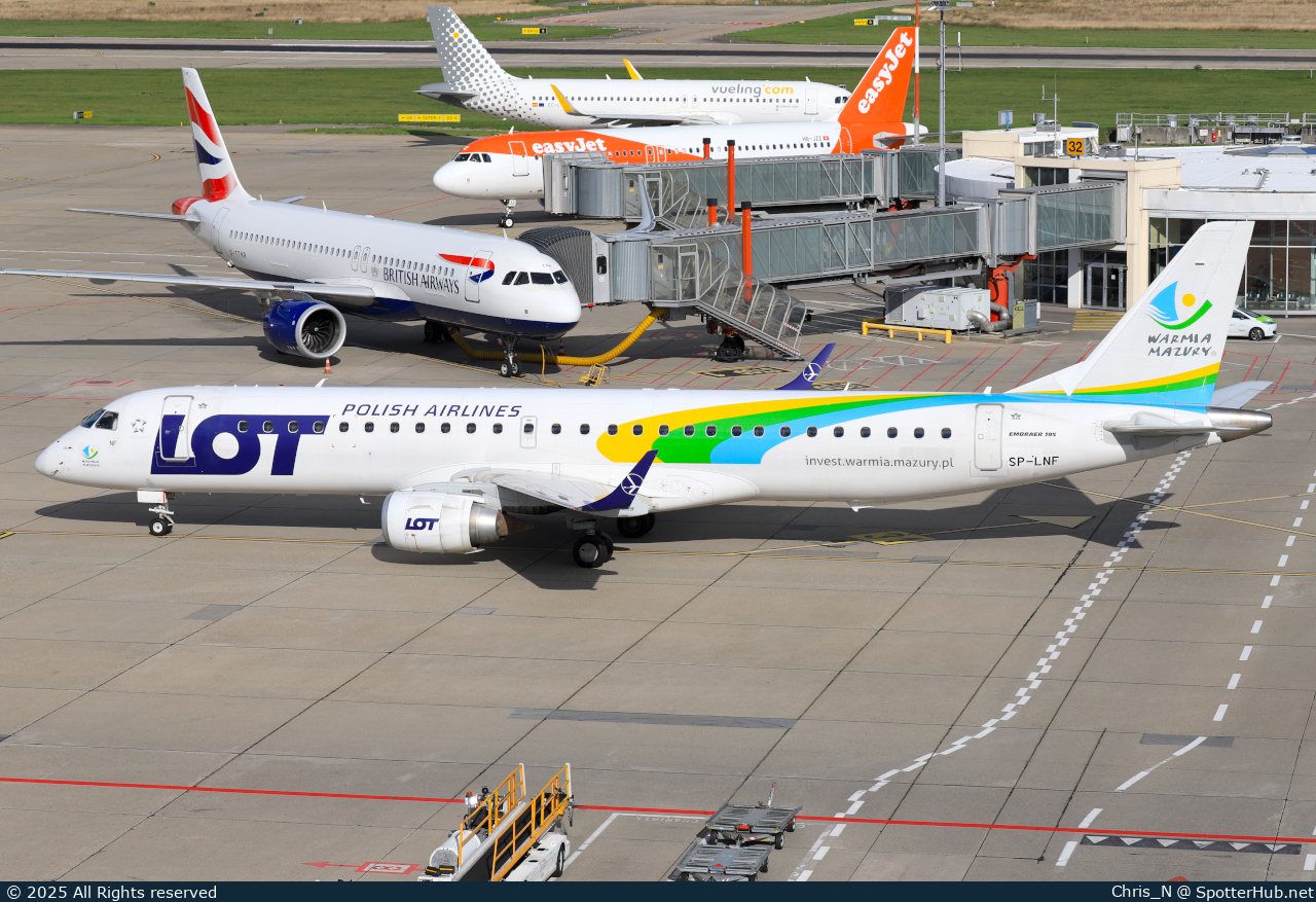 Photo of SP-LNF - Embraer ERJ-195LR operated by LOT Polish Airlines