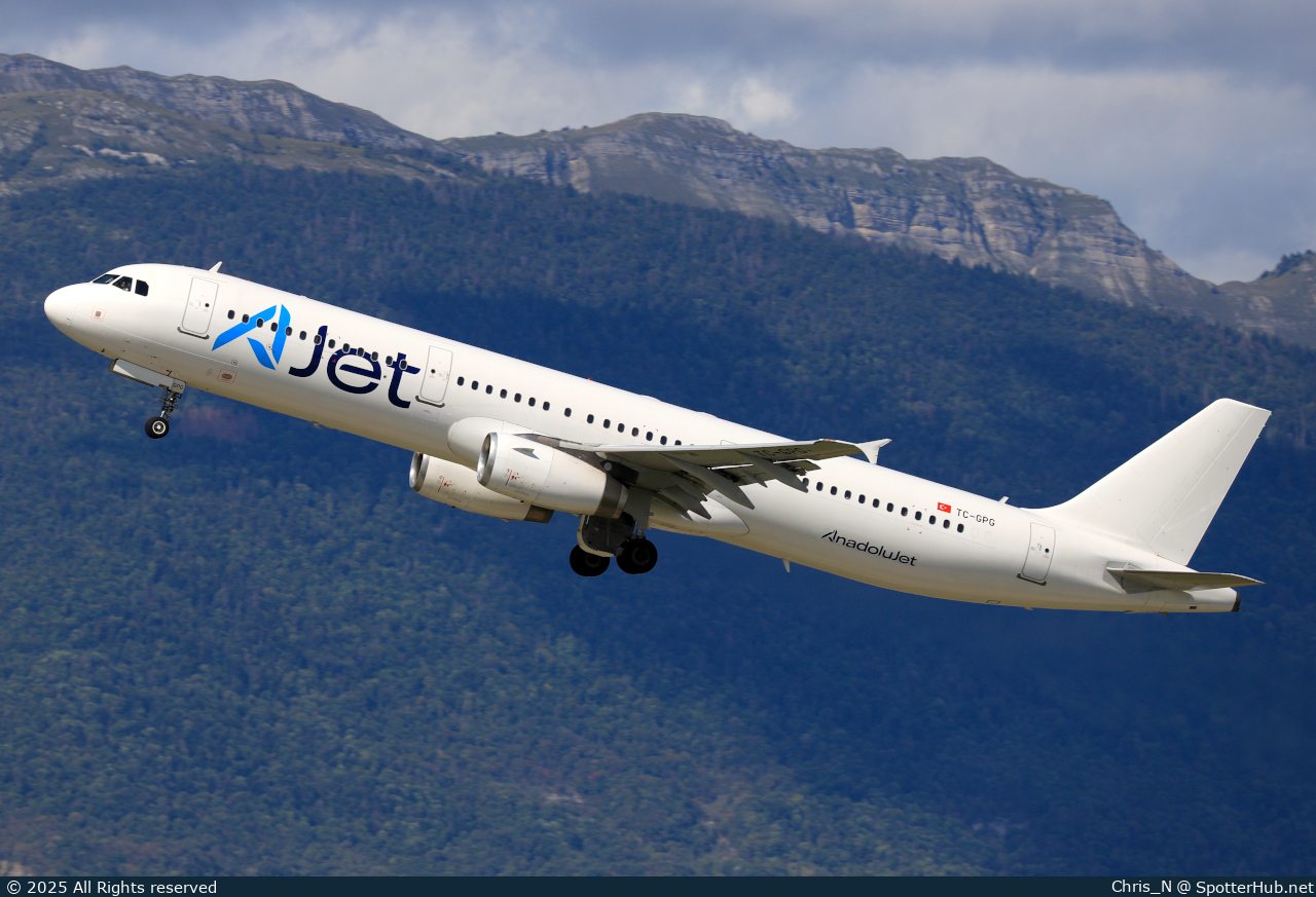 Photo of TC-GPG - Airbus A321-231 operated by AJet (opb BBN Airlines)