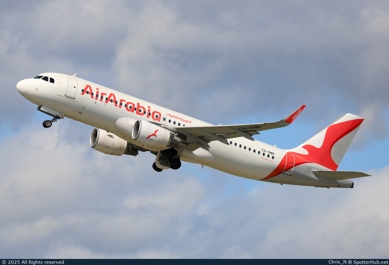 Photo of CN-NMP - Airbus A320-214 operated by Air Arabia Maroc
