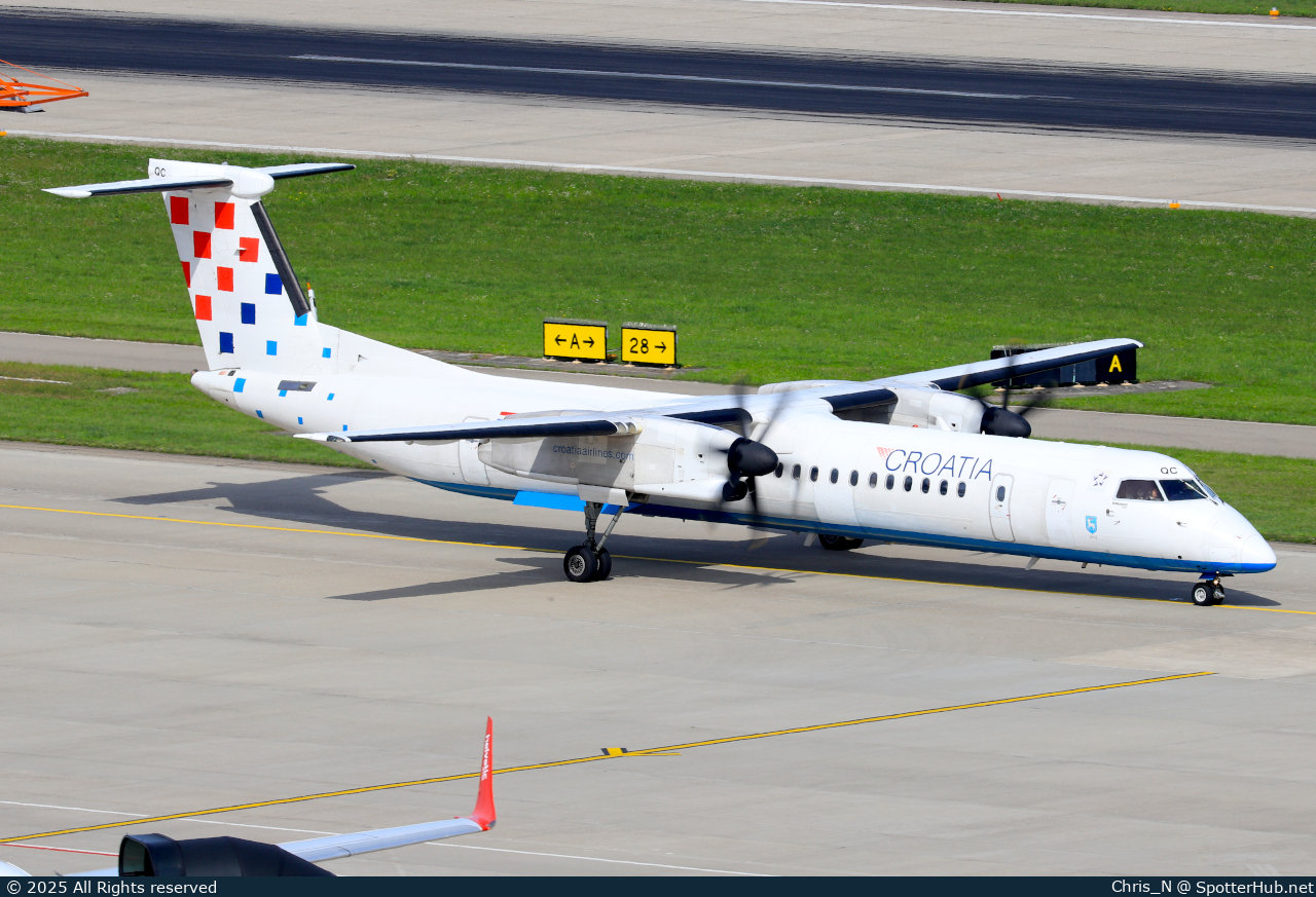 Photo of 9A-CQC - Bombardier DHC-8-402 Dash 8 Q400 operated by Croatia Airlines