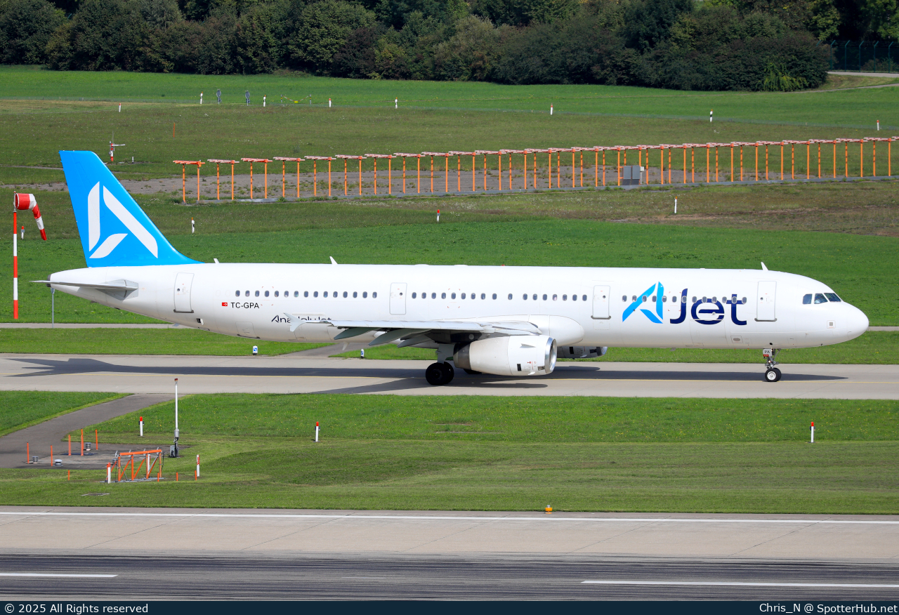 Photo of TC-GPA - Airbus A321-231 operated by AJet (opb BBN Airlines)