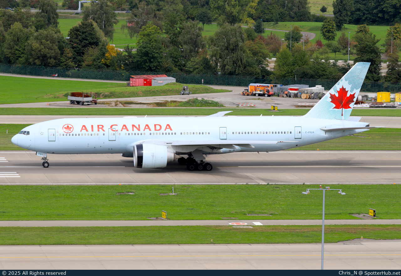 Photo of C-FIUA - Boeing 777-233(LR) operated by Air Canada