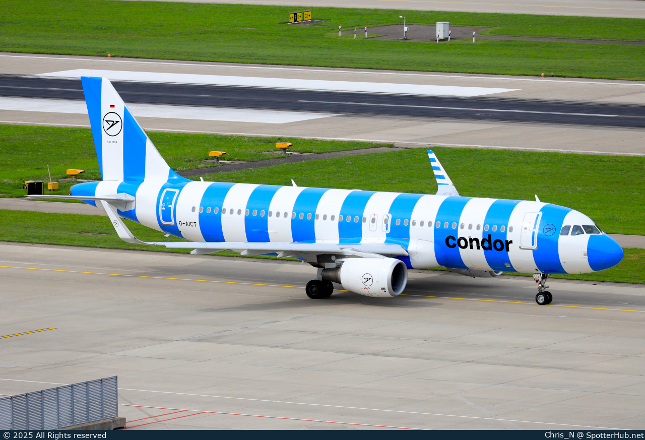 Photo of D-AICT - Airbus A320-214 operated by Condor