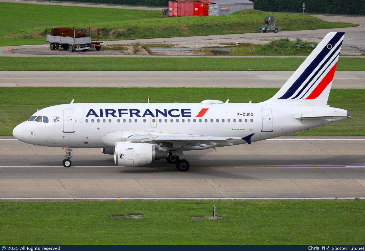 Photo of F-GUGO - Airbus A318-111 operated by Air France