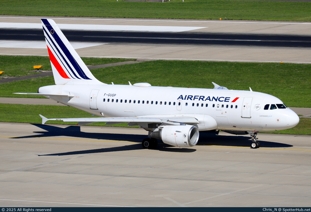 Photo of F-GUGP - Airbus A318-111 operated by Air France