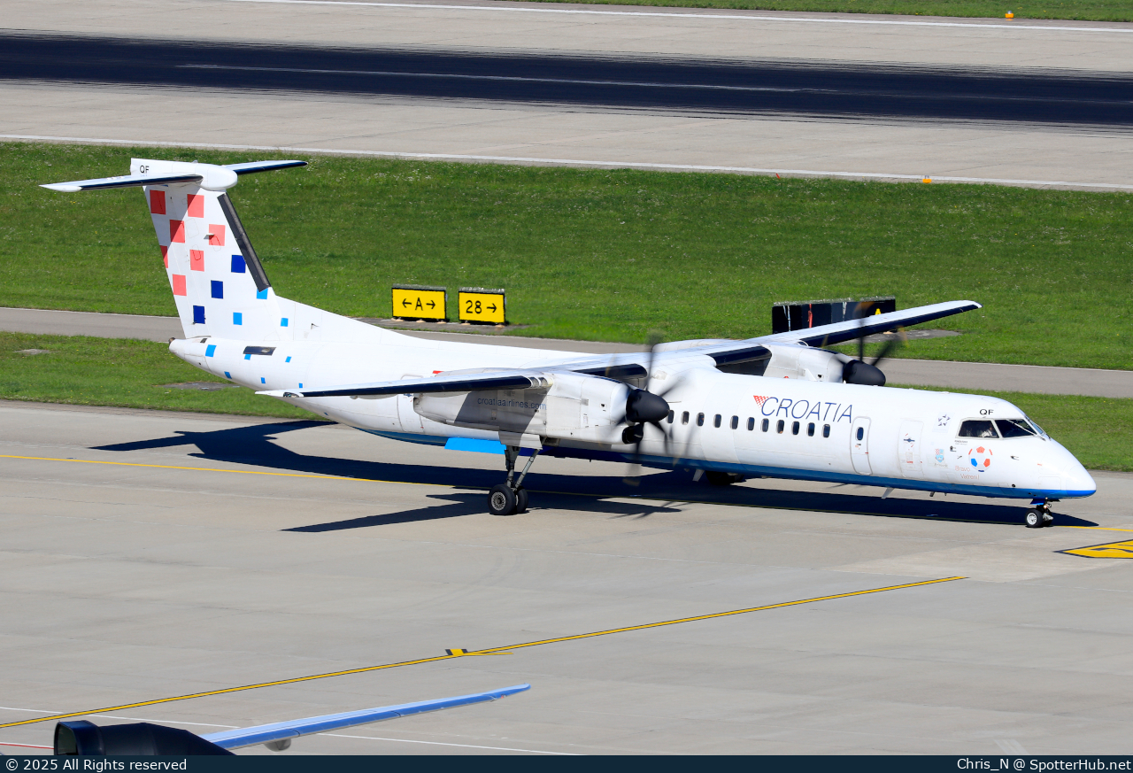 Photo of 9A-CQF - Bombardier DHC-8-402 Dash 8 Q400 operated by Croatia Airlines