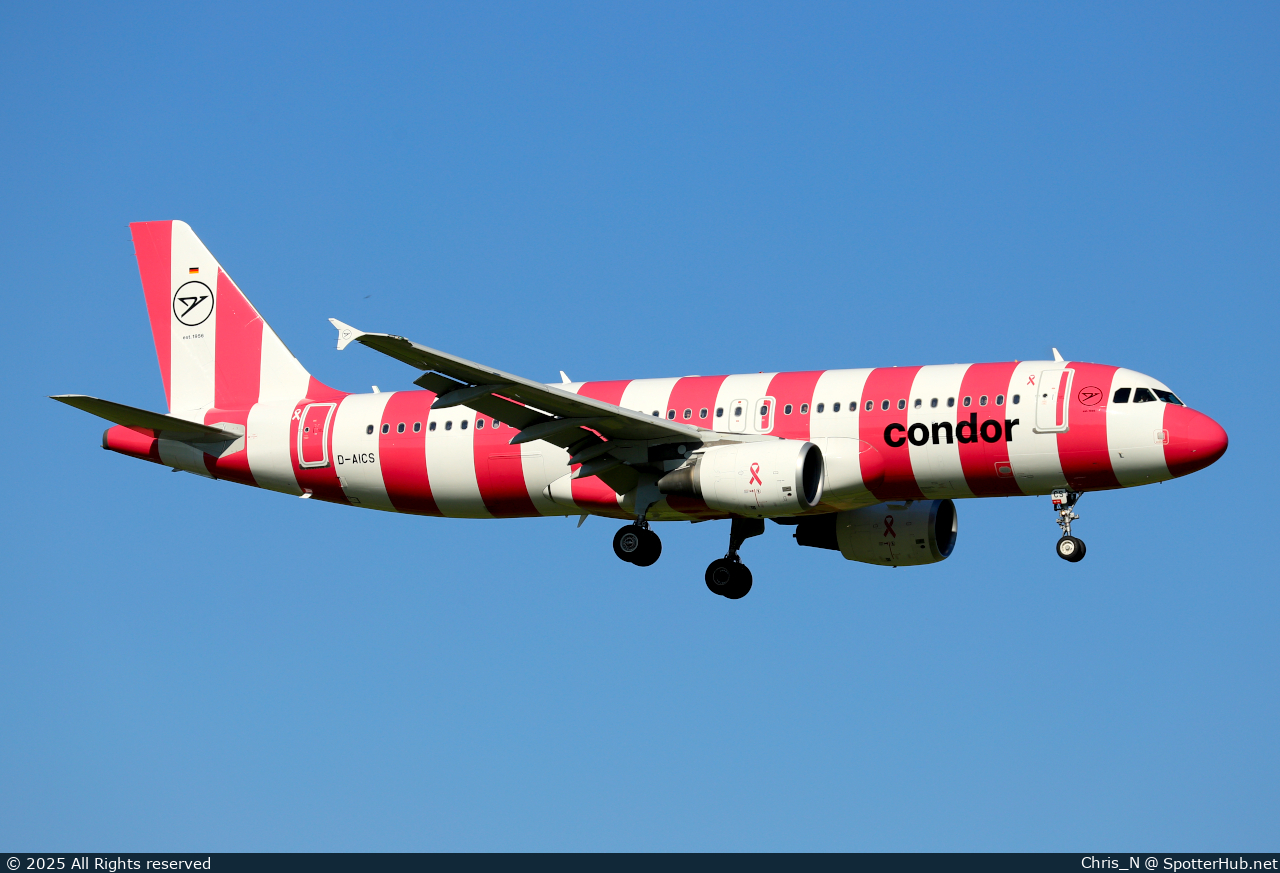 Photo of D-AICS - Airbus A320-214 operated by Condor
