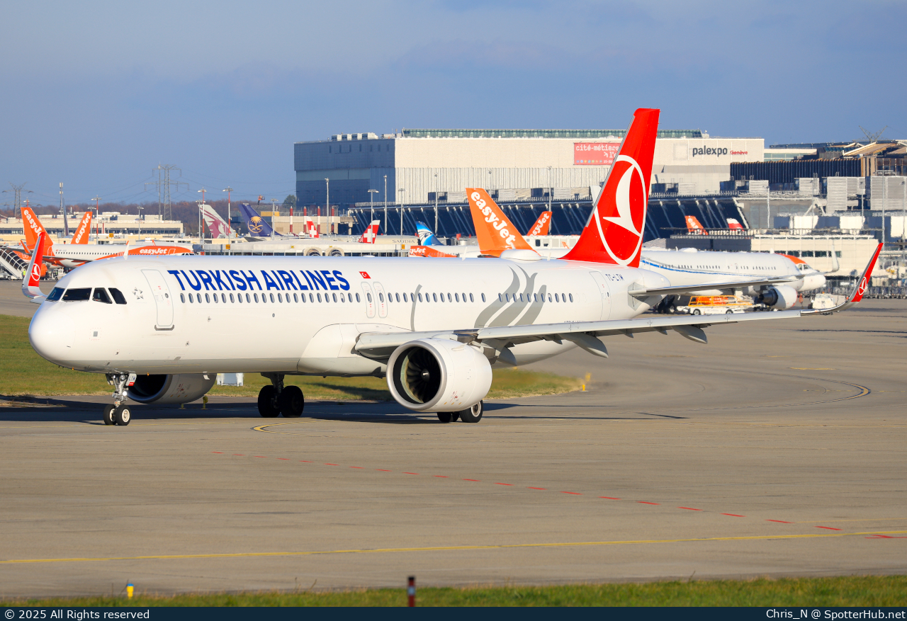 Photo of TC-LTM - Airbus A321-271NX operated by Turkish Airlines