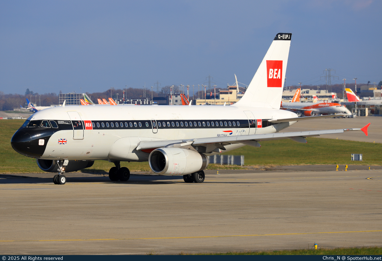 Photo of G-EUPJ - Airbus A319-131 operated by British Airways