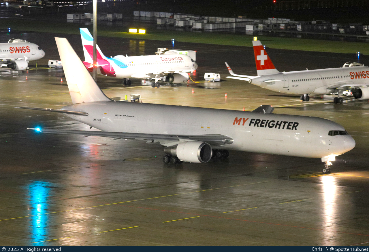 Photo of UK67009 - Boeing 767-3Q8(ER)(BCF) operated by My Freighter