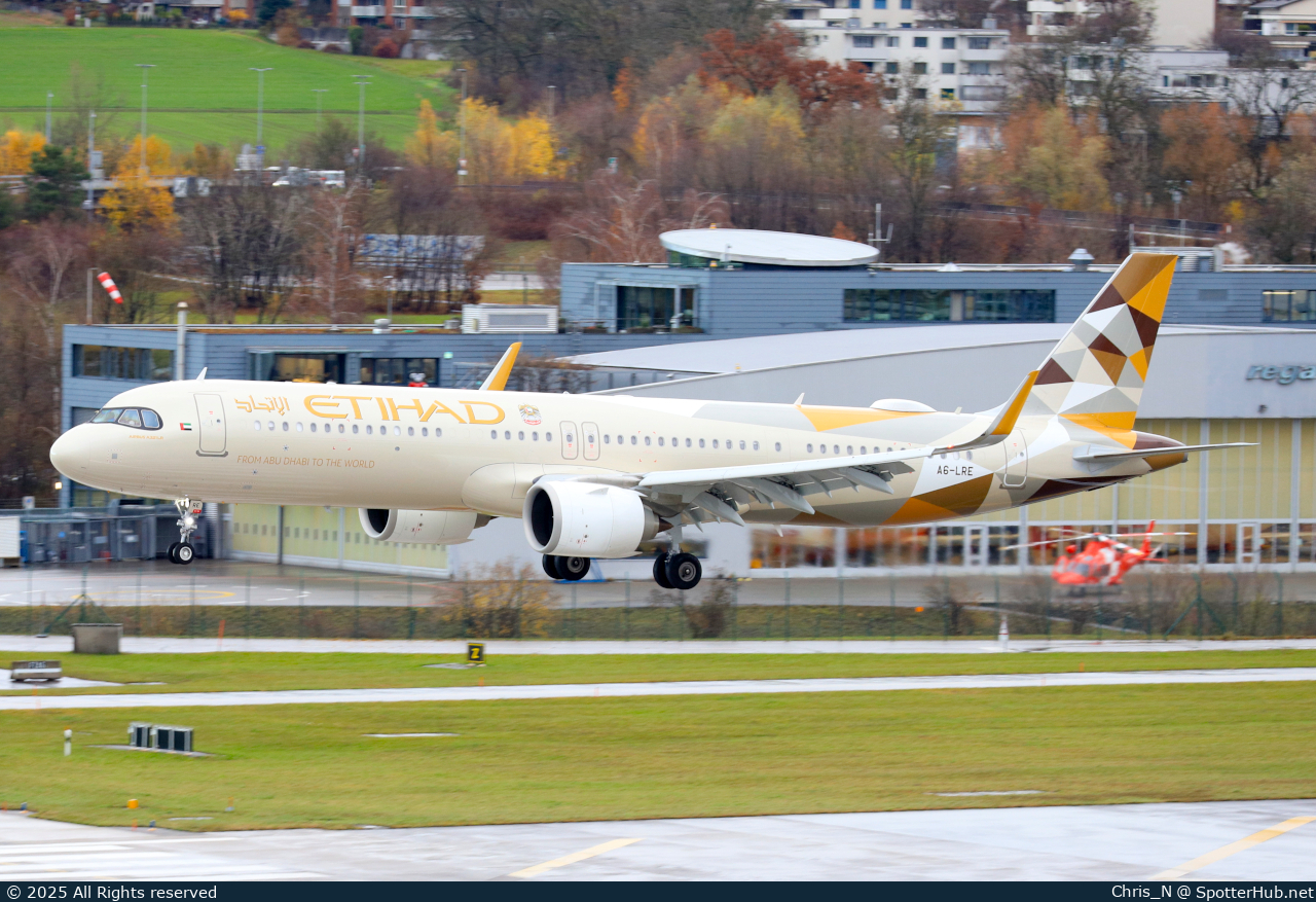 Photo of A6-LRE - Airbus A321-251NX operated by Etihad Airways