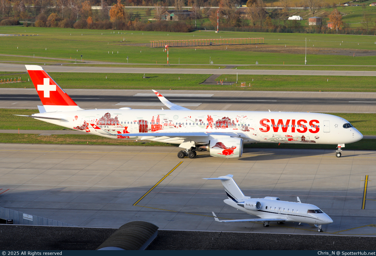 Photo of HB-IFA - Airbus A350-941 operated by Swiss International Air Lines