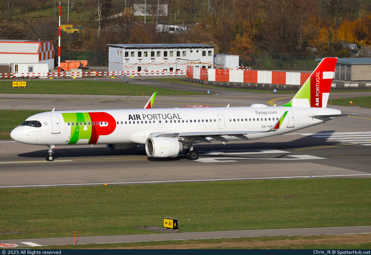 Photo of CS-TXF - Airbus A321-251NX operated by TAP Air Portugal