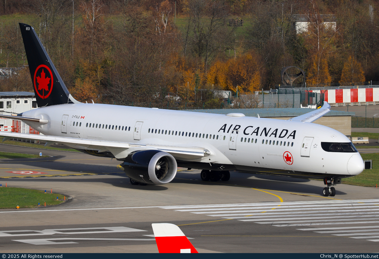 Photo of C-FVLQ - Boeing 787-9 Dreamliner operated by Air Canada
