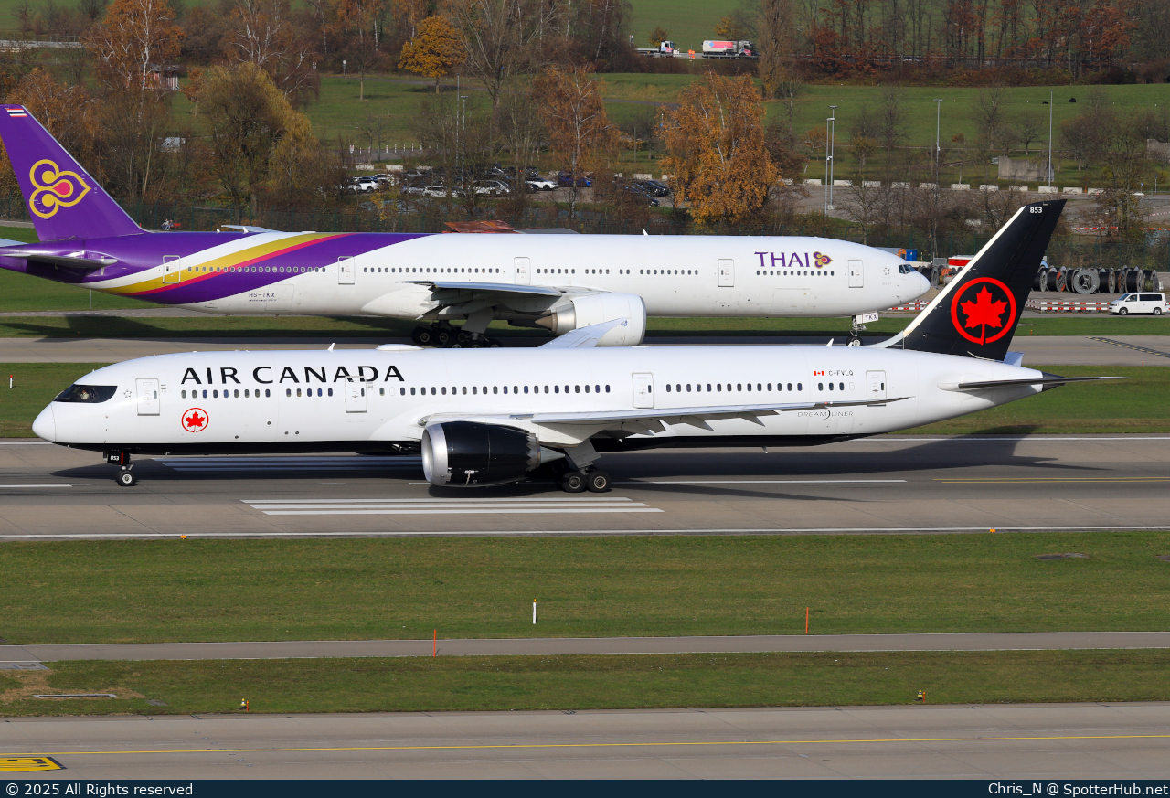 Photo of C-FVLQ - Boeing 787-9 Dreamliner operated by Air Canada