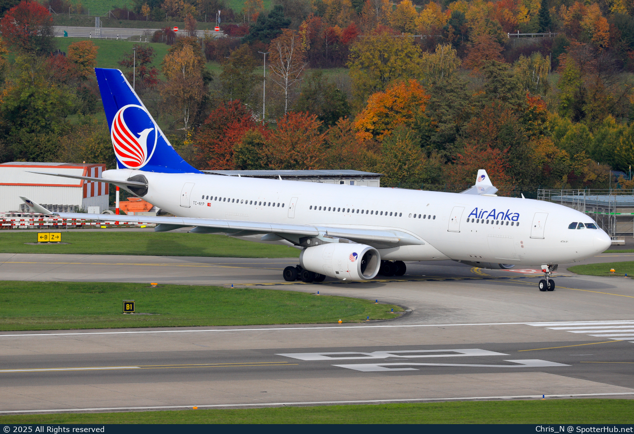 Photo of TC-NYP - Airbus A330-243 operated by Air Anka