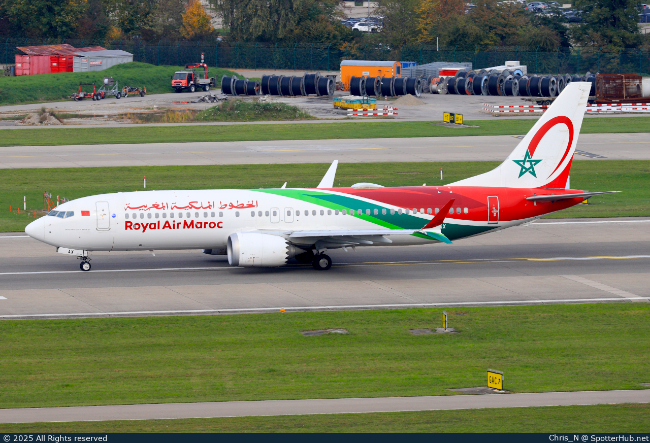 Photo of CN-MAX - Boeing 737 MAX 8 operated by Royal Air Maroc