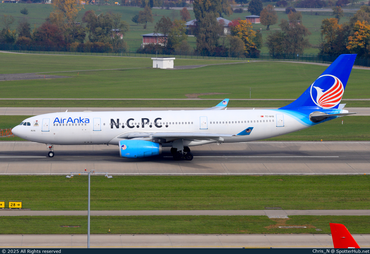 Photo of TC-NYB - Airbus A330-243 operated by Air Anka