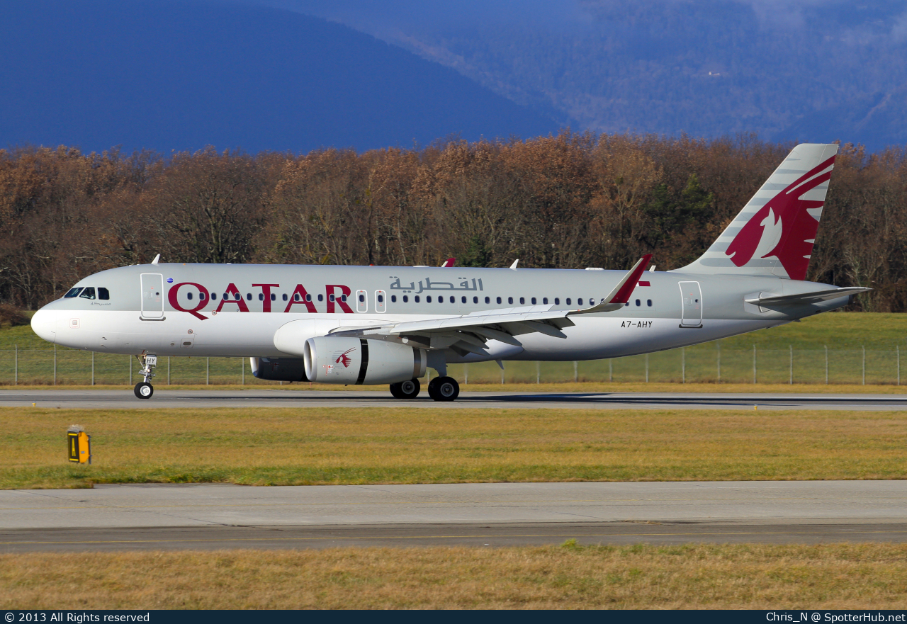 Photo of A7-AHY - Airbus A320-232 operated by Qatar Airways