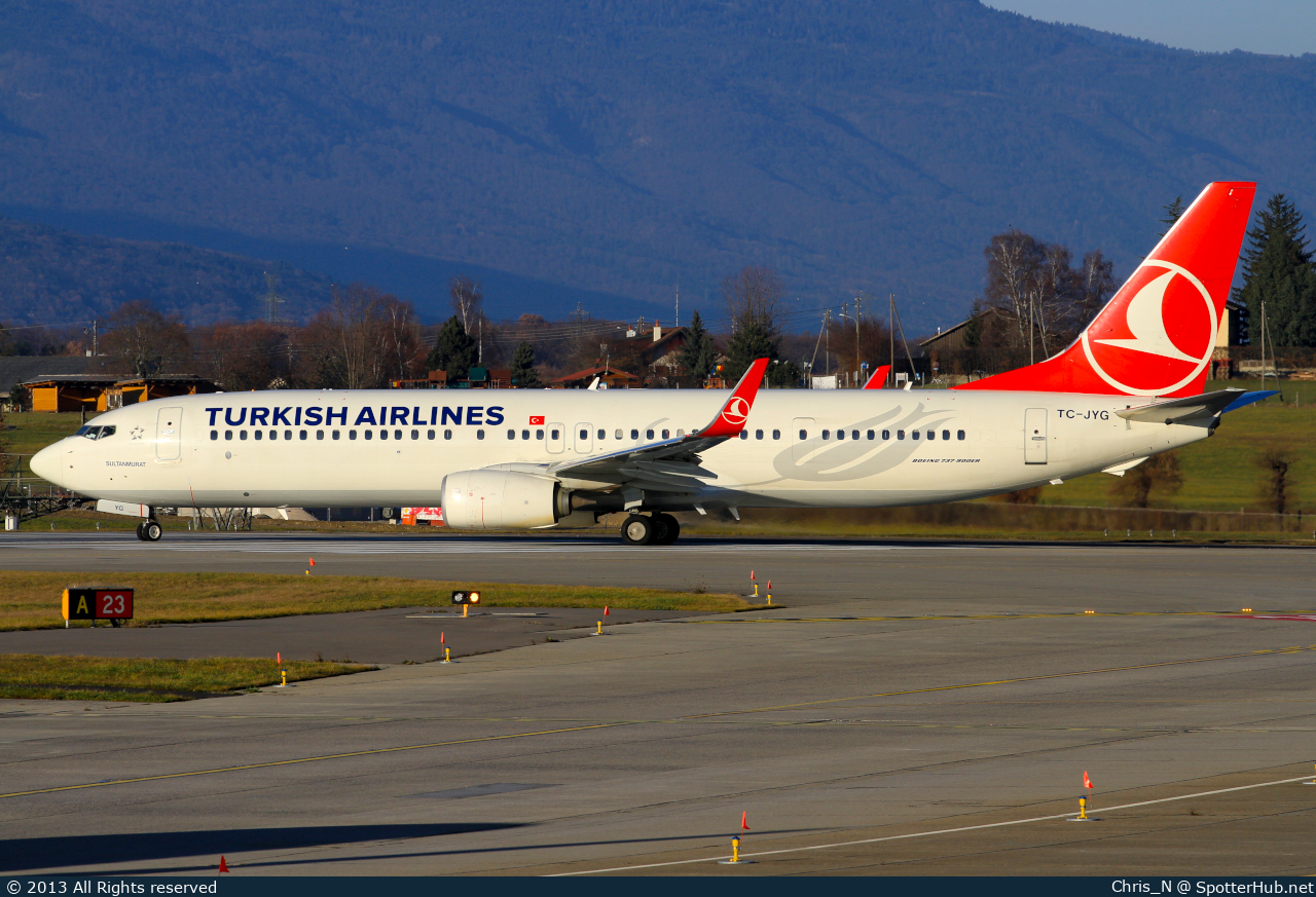 Photo of TC-JYG - Boeing 737-9F2(ER) operated by Turkish Airlines