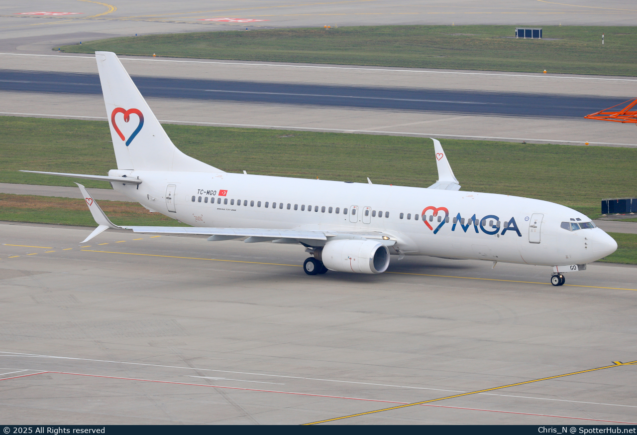 Photo of TC-MGO - Boeing 737-85F operated by Mavi Gök Airlines