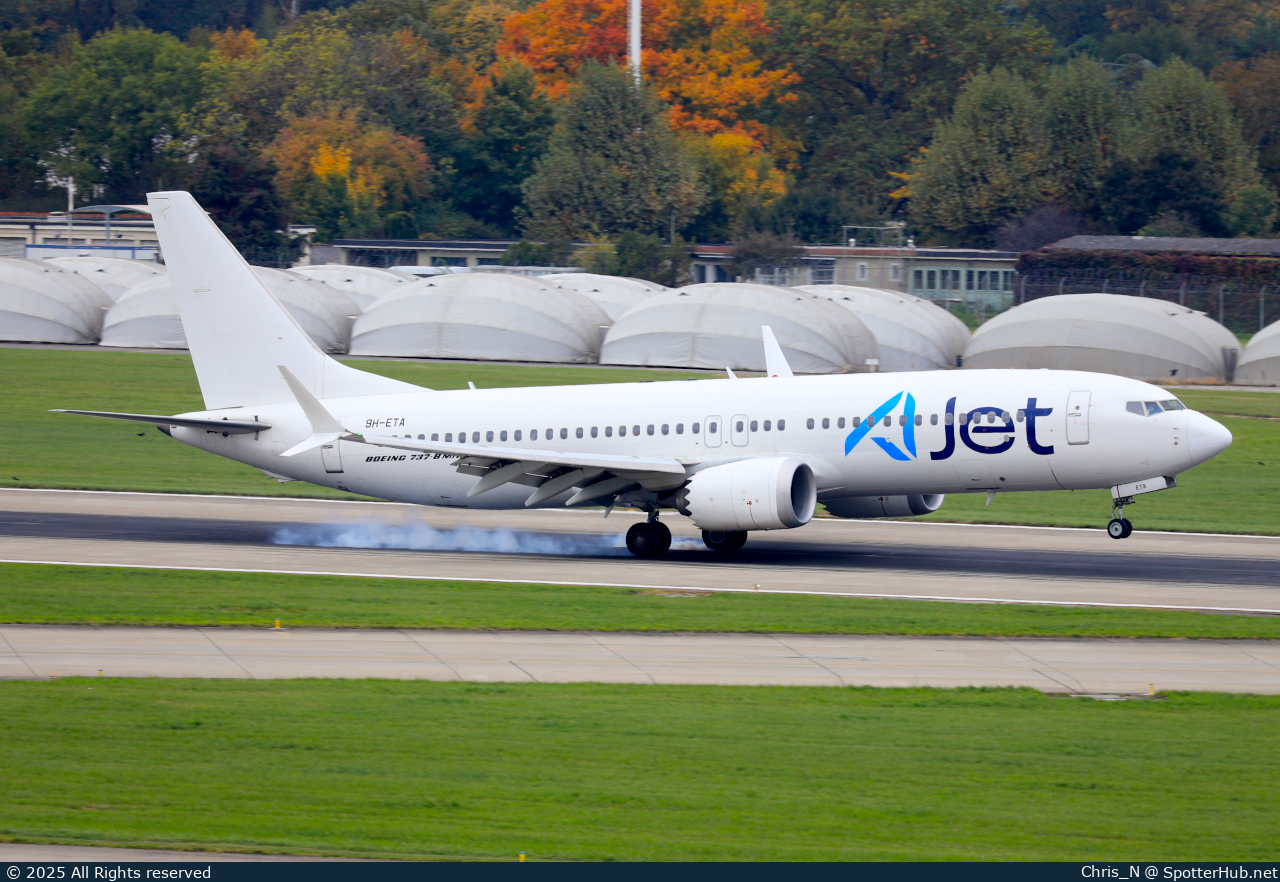 Photo of 9H-ETA - Boeing 737 MAX 8 operated by AJet (opb SmartLynx Malta)