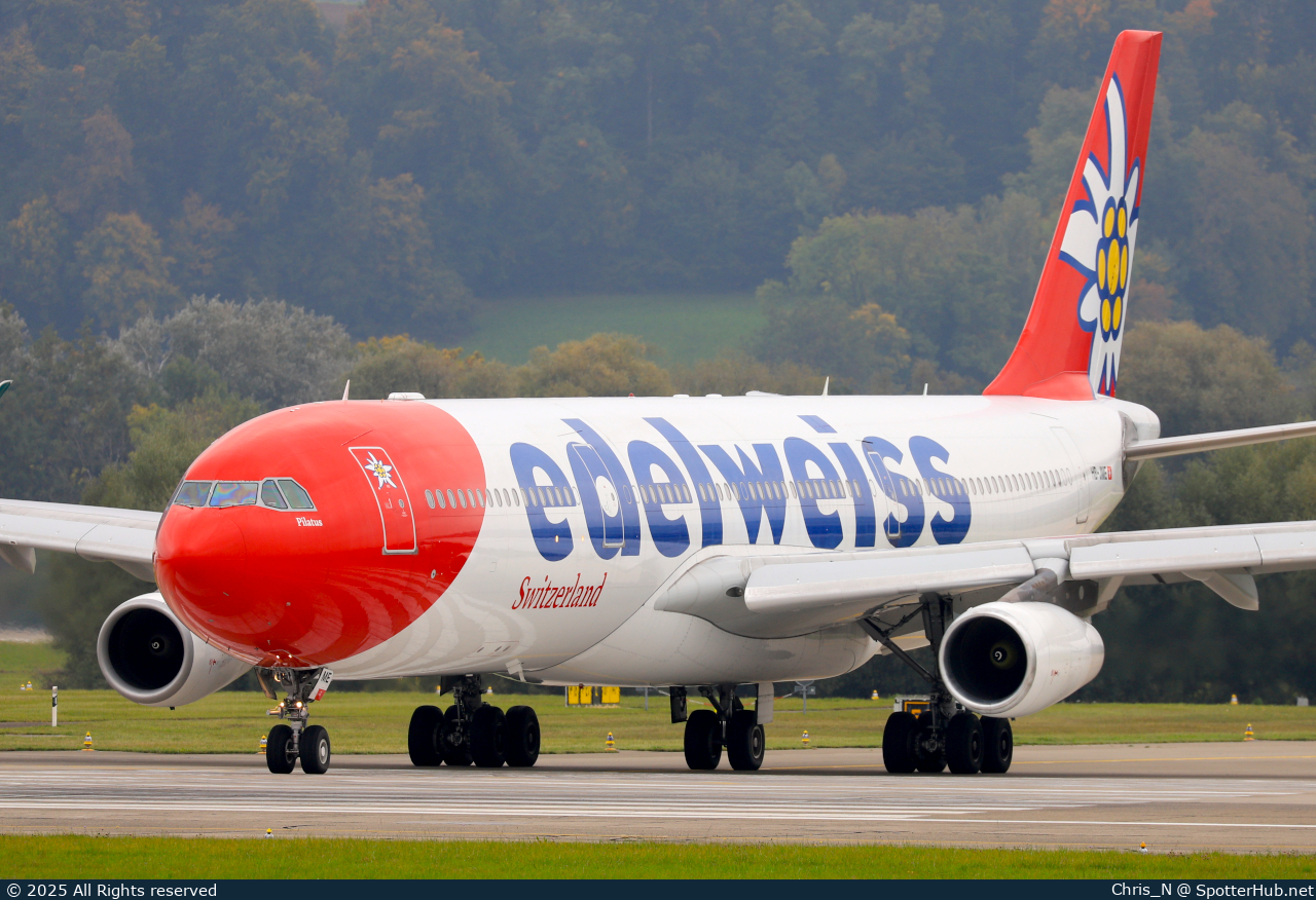 Photo of HB-JME - Airbus A340-313 operated by Edelweiss Air