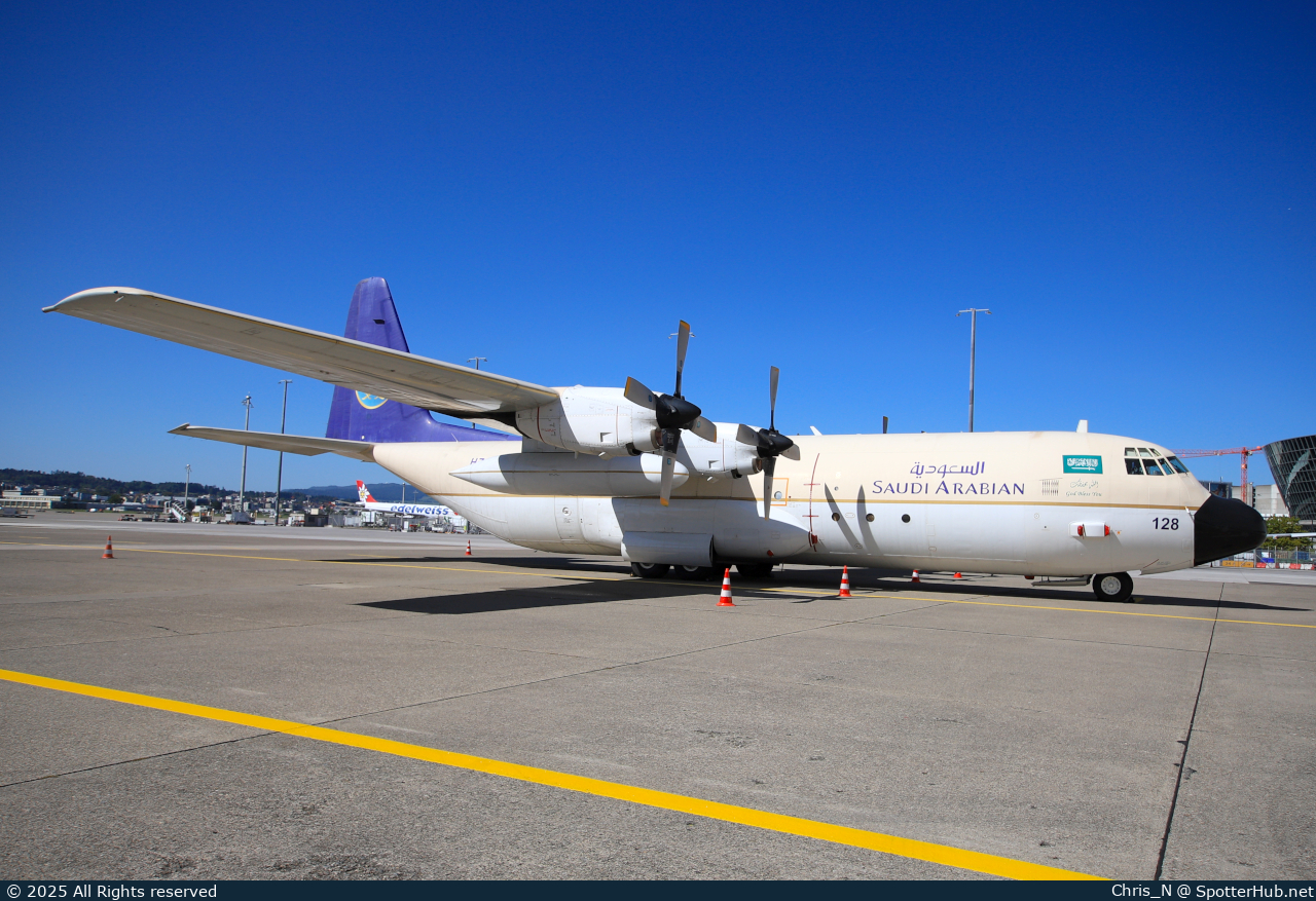 Photo of HZ-128 - Lockheed L-100-30 Hercules operated by Saudi Royal Flight
