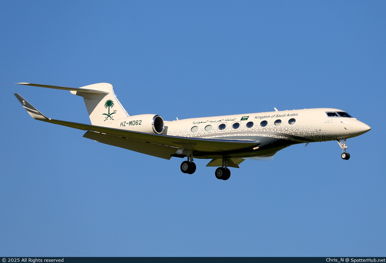 Photo of HZ-MD62 - Gulfstream G650ER operated by Desert Wings Aviation