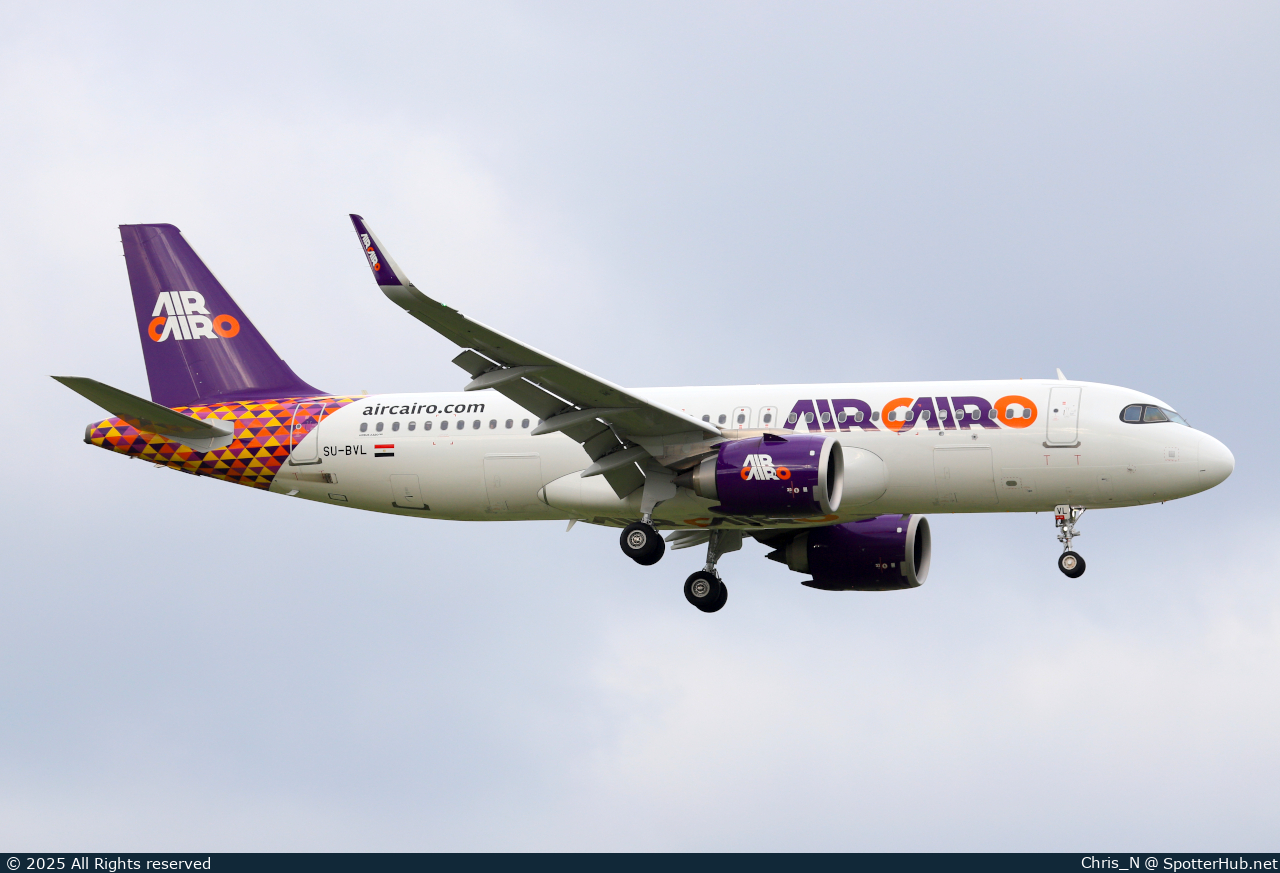 Photo of SU-BVL - Airbus A320-251N operated by Air Cairo