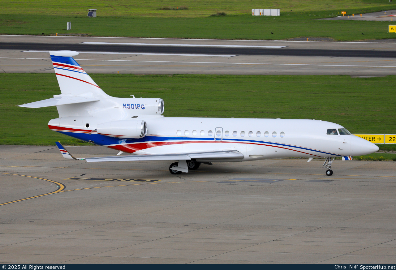 Photo of N501PG - Dassault Falcon 7X operated by Solairus Aviation