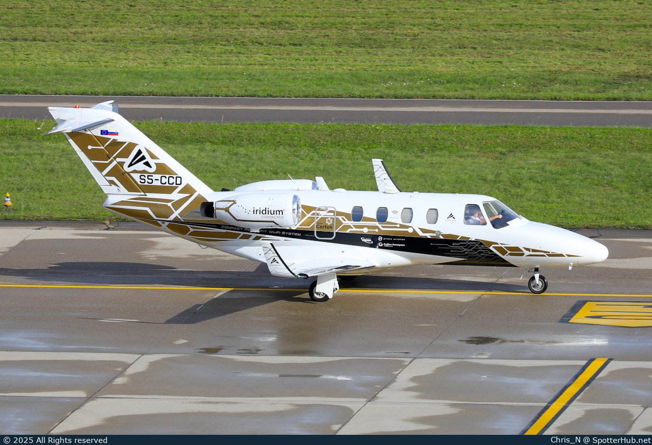 Photo of S5-CCD - Cessna 525 CitationJet operated by Aviator.S5