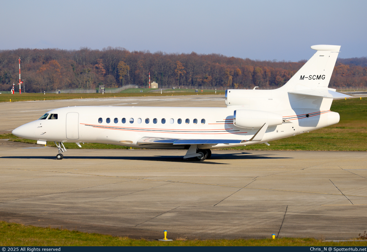 Photo of M-SCMG - Dassault Falcon 7X operated by TAG Aviation UK