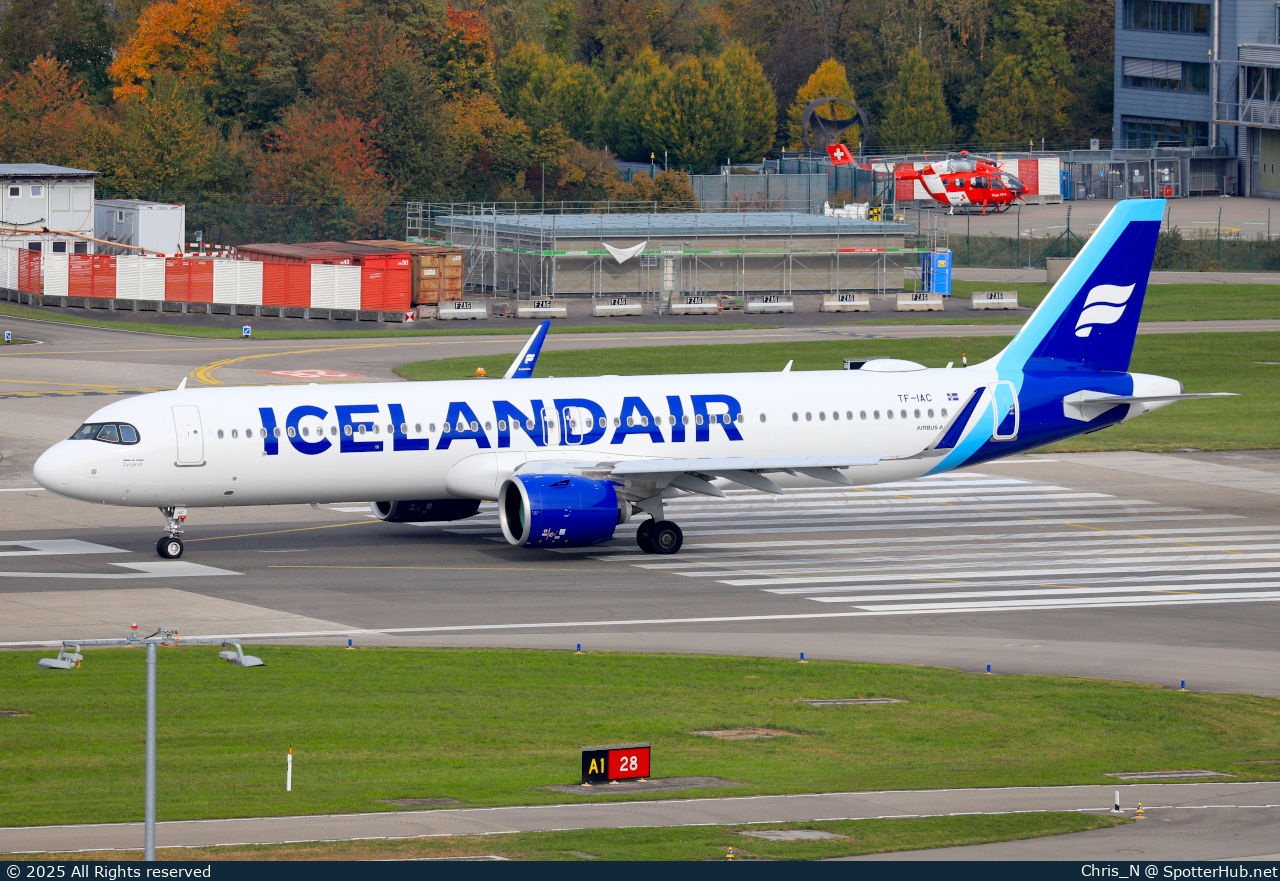 Photo of TF-IAC - Airbus A321-271NX operated by Icelandair