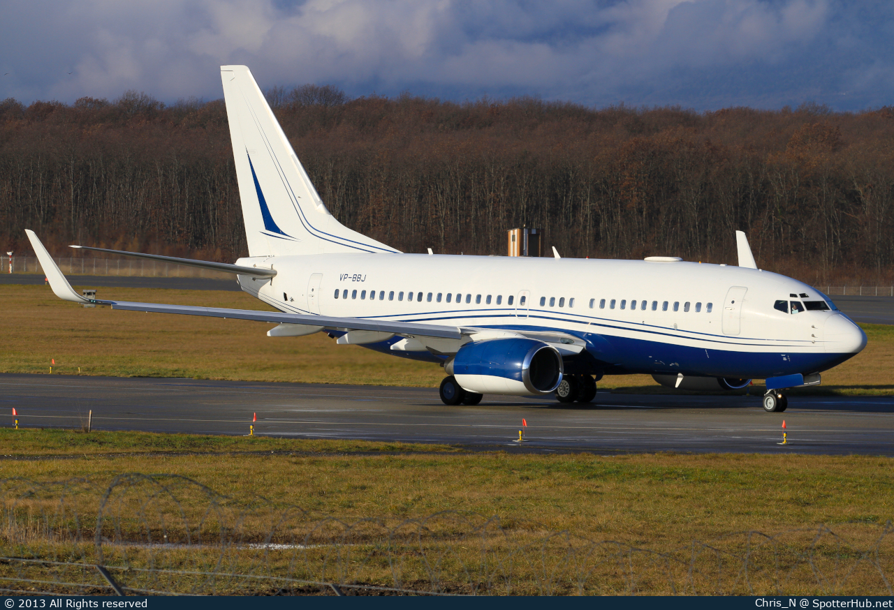 Photo of VP-BBJ - Boeing 737-72U(BBJ) operated by Private