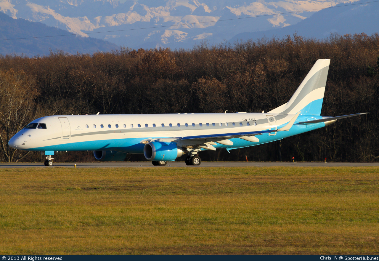 Photo of CN-SHS - Embraer Lineage 1000 operated by Dalia Air