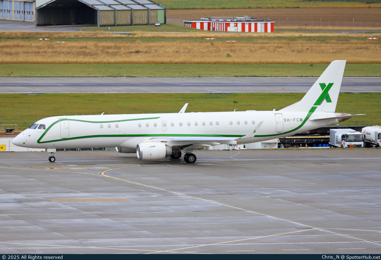 Photo of 9H-FCM - Embraer Lineage 1000 operated by AirX Charter