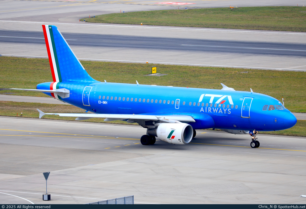 Photo of EI-IMH - Airbus A319-112 operated by ITA Airways
