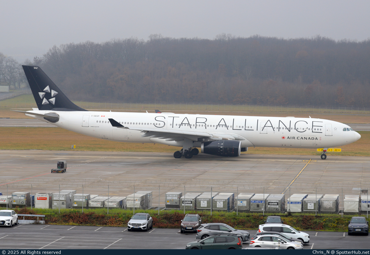 Photo of C-GEGP - Airbus A330-343 operated by Air Canada