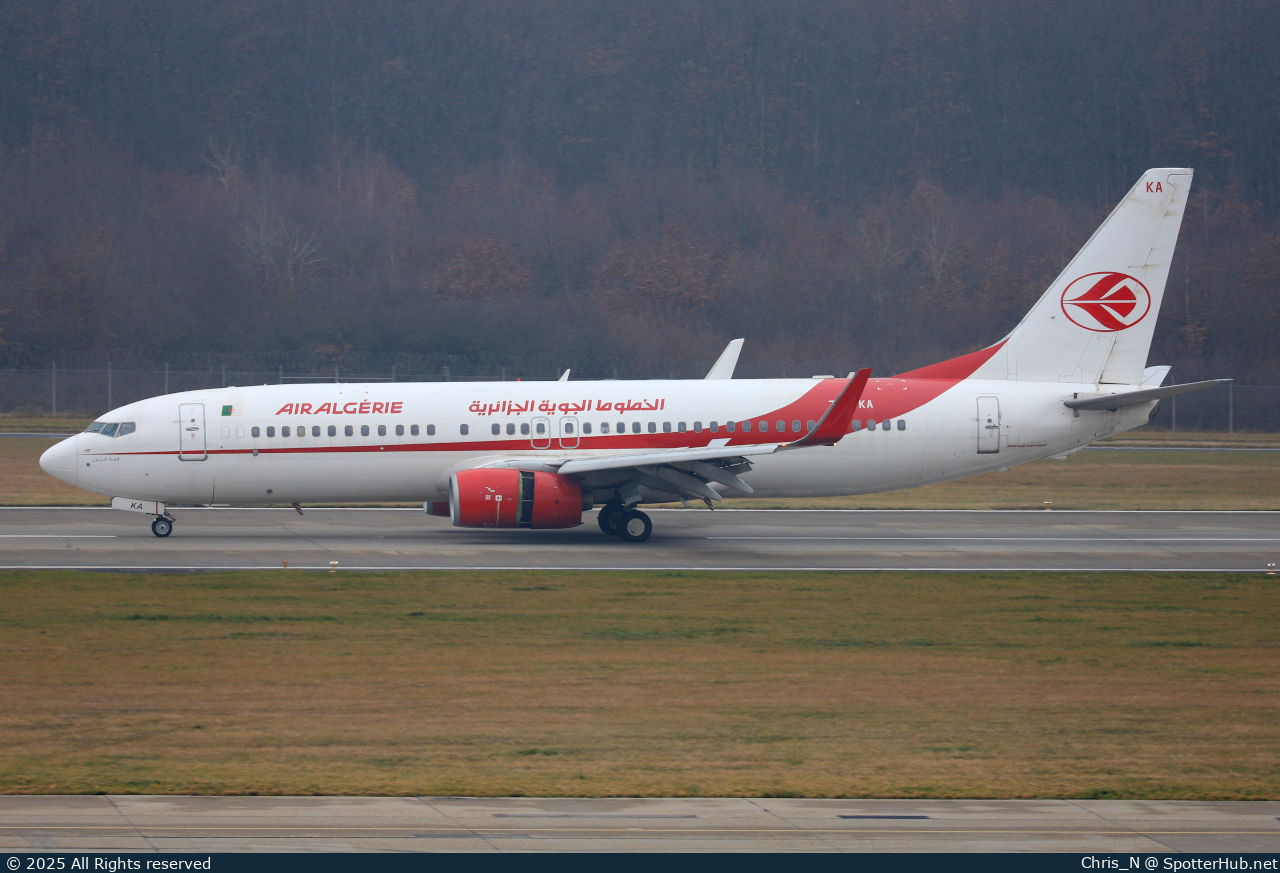 Photo of 7T-VKA - Boeing 737-8D6 operated by Air Algérie