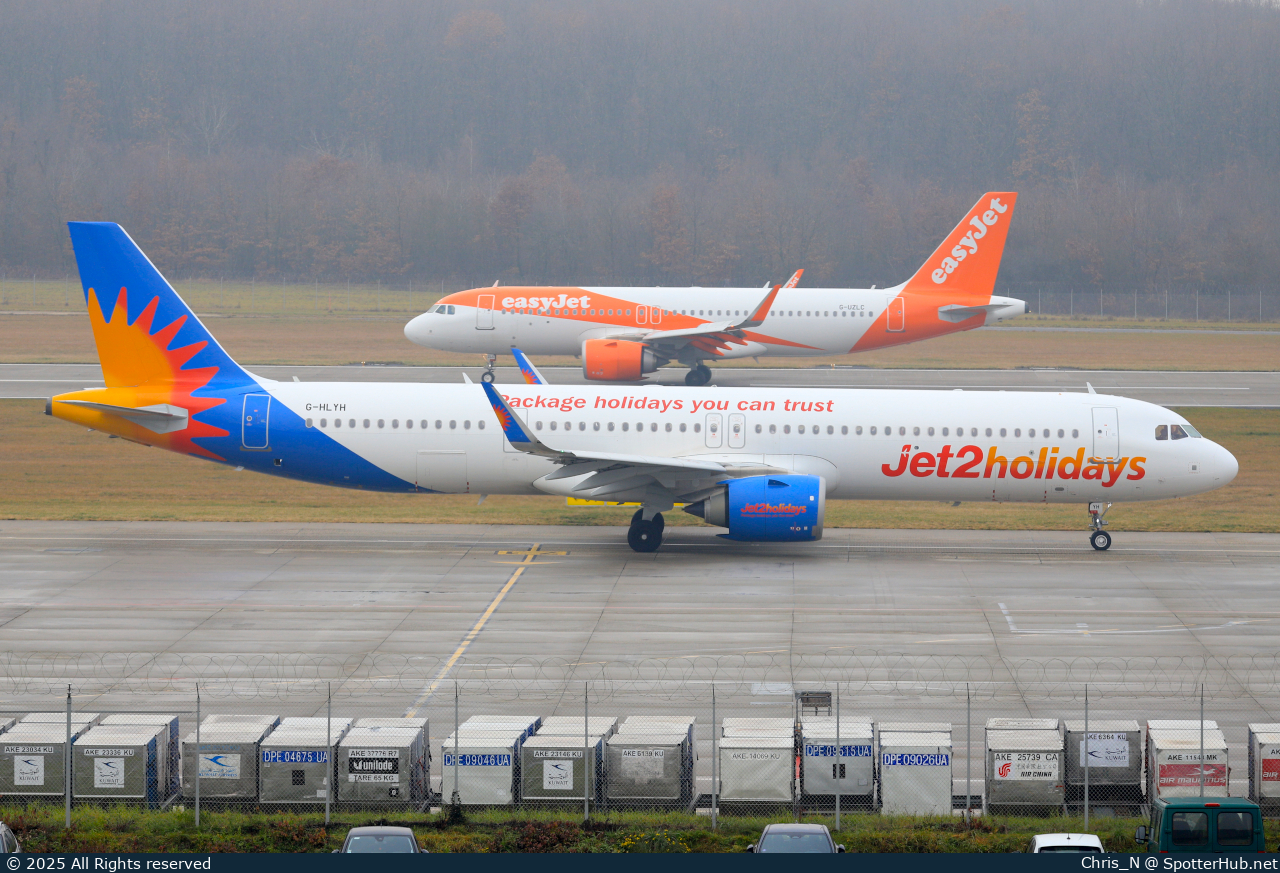 Photo of G-HLYH - Airbus A321-251NX operated by Jet2