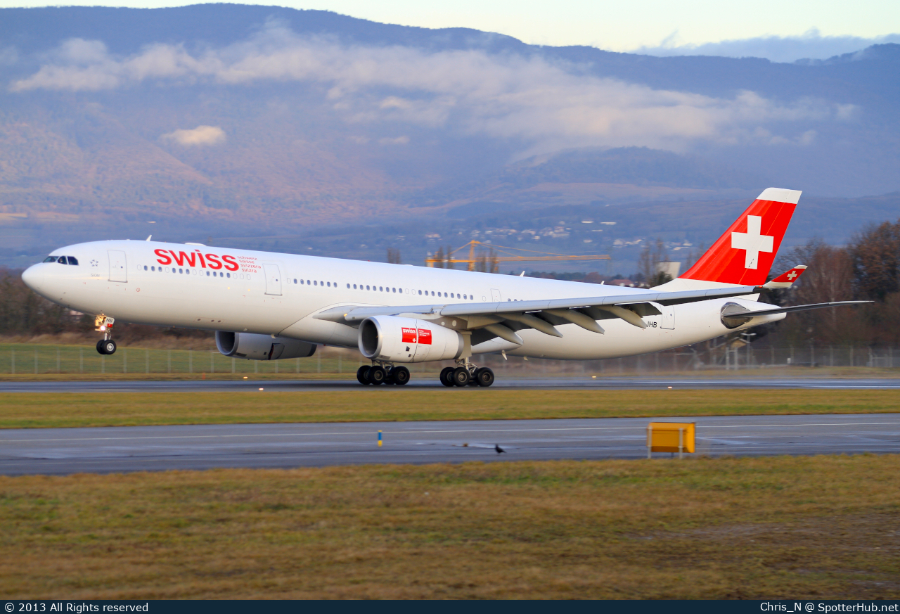 Photo of HB-JHB - Airbus A330-343 operated by Swiss International Air Lines