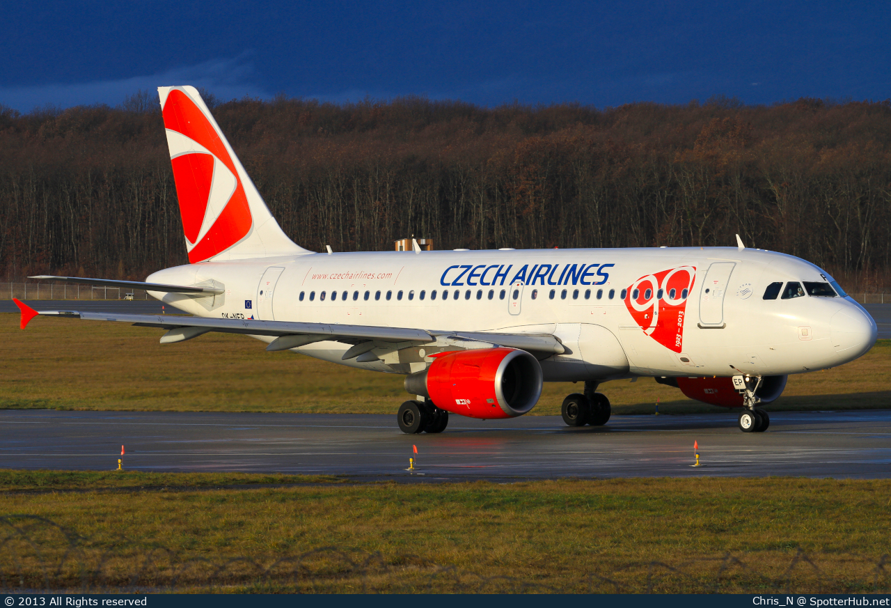 Photo of OK-NEP - Airbus A319-112 operated by CSA Czech Airlines