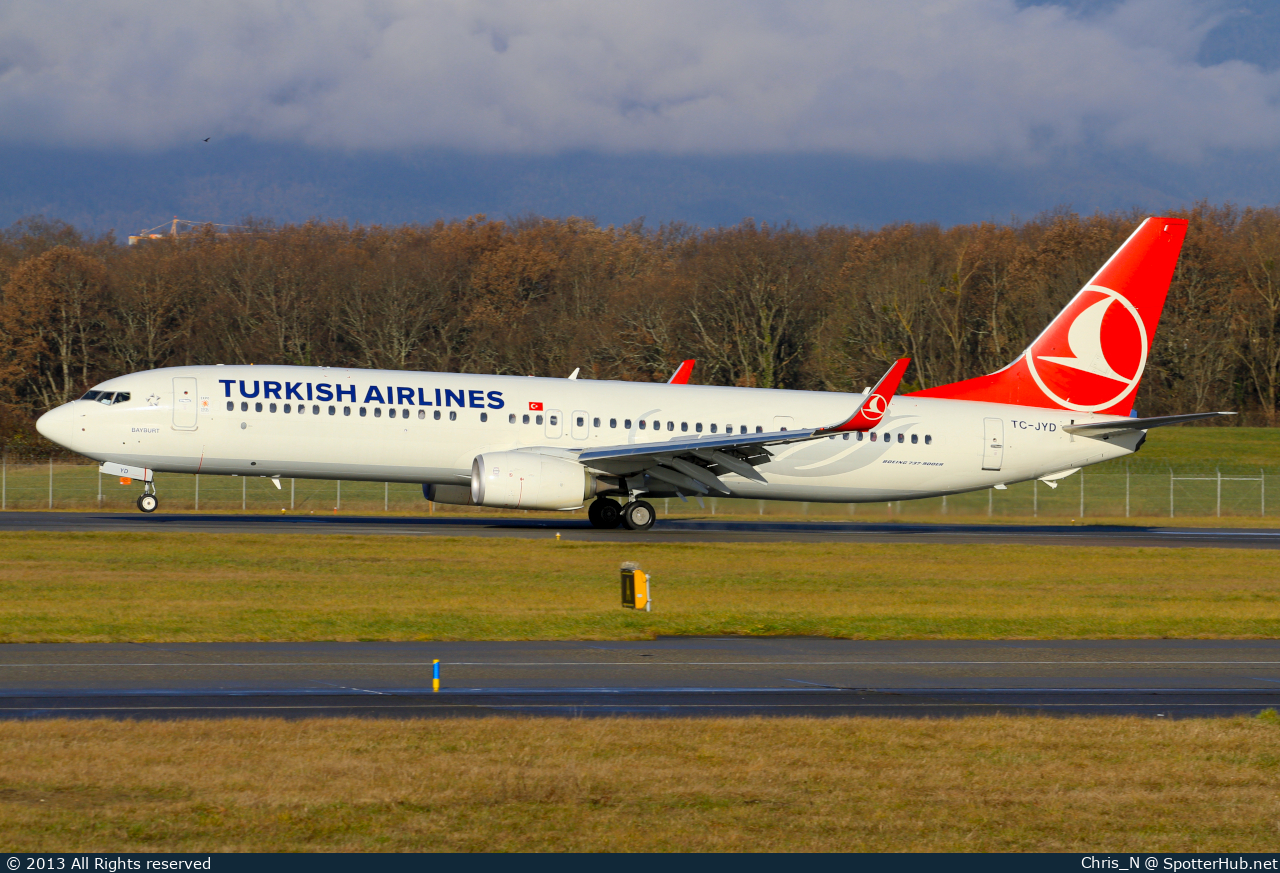 Photo of TC-JYD - Boeing 737-9F2(ER) operated by Turkish Airlines